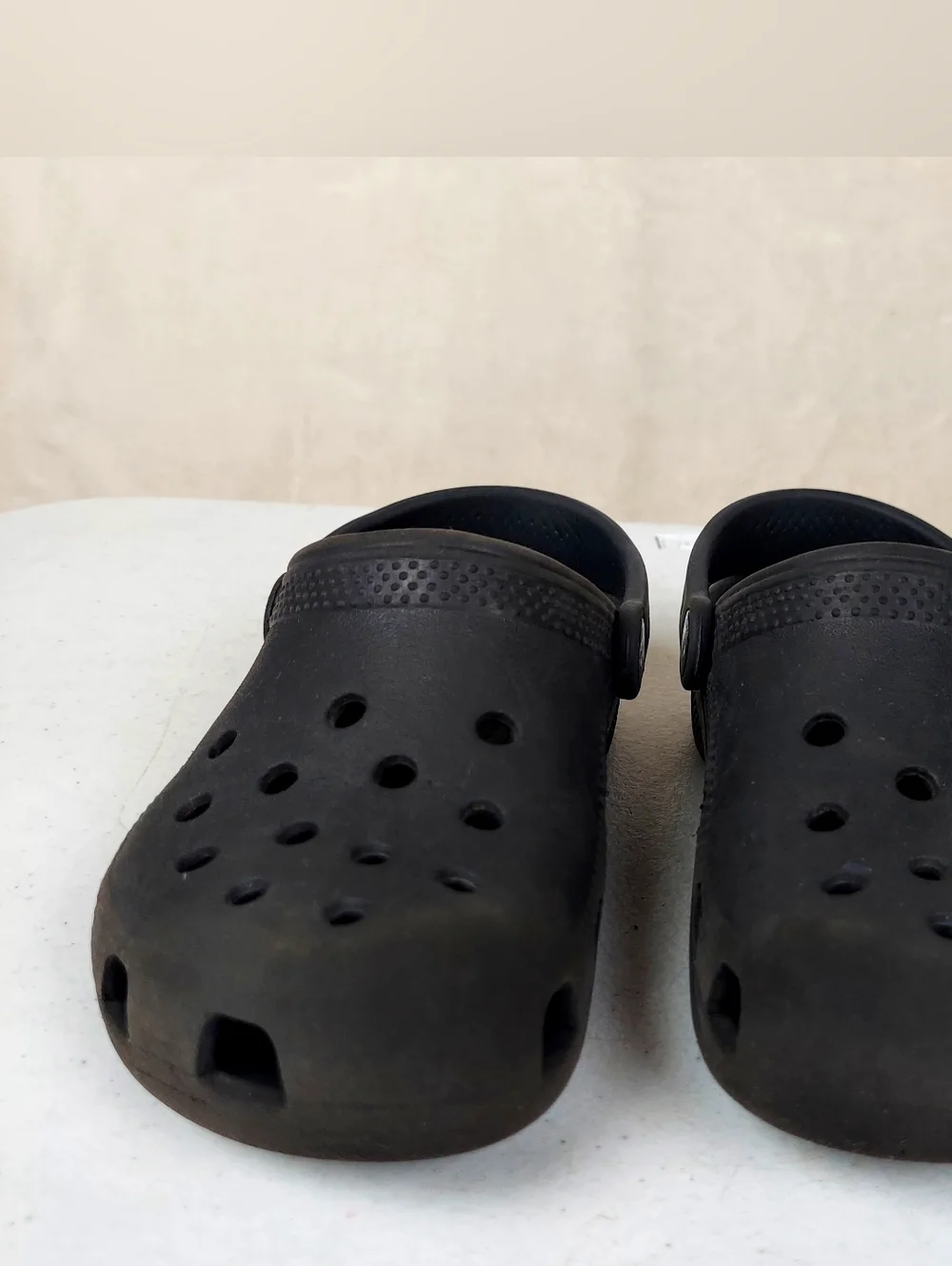 Children's Black Crocs Sandals - Comfortable Slip-On Size 13